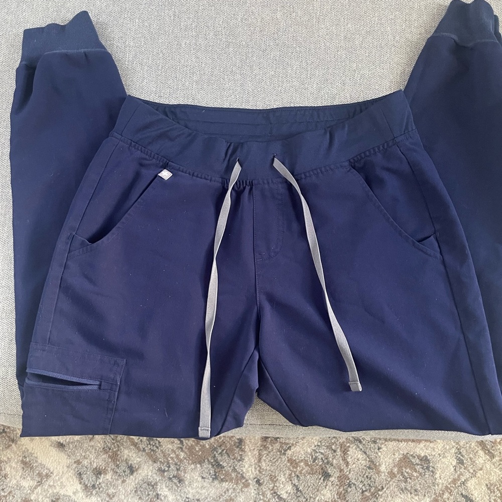 Figs joggers, navy blue, size small